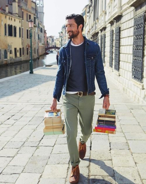 Green and Olive Pants Style for Men