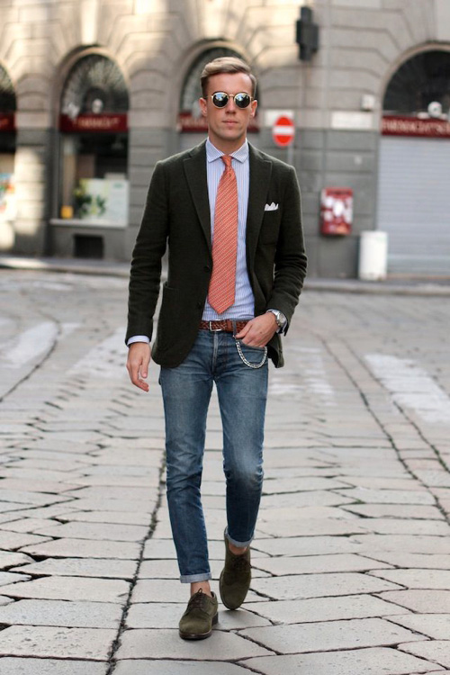 Wear a Tie with Jeans | Famous Outfits